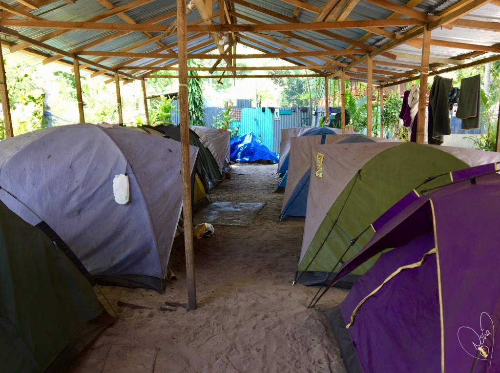 Lonsgha undercover tent area